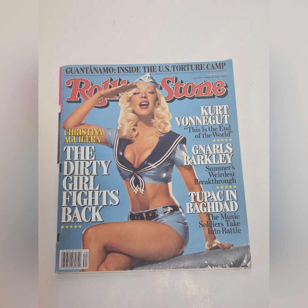 2006 Aug ROLLING STONE Magazine #1007 - CHRISTINA AGUILERA - Kelly Clarkson Ad